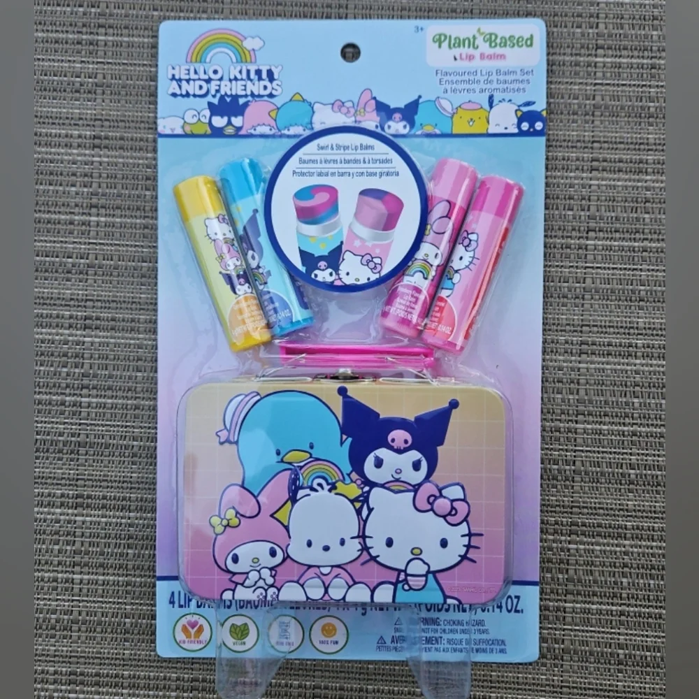 HELLO KITTY AND FRIENDS LIPBALM SET